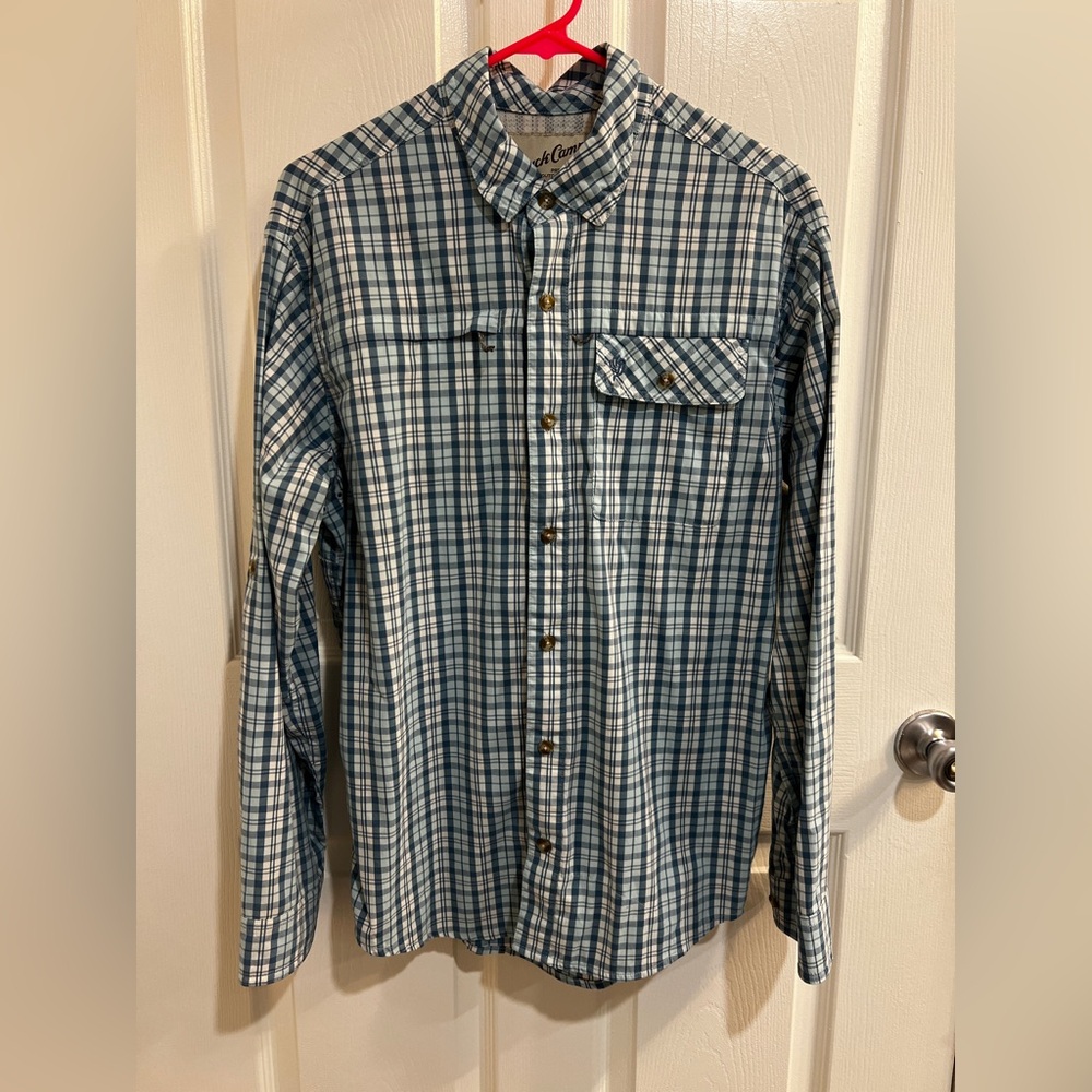 Duck Camp Men’s Long Sleeve Fishing Button Up